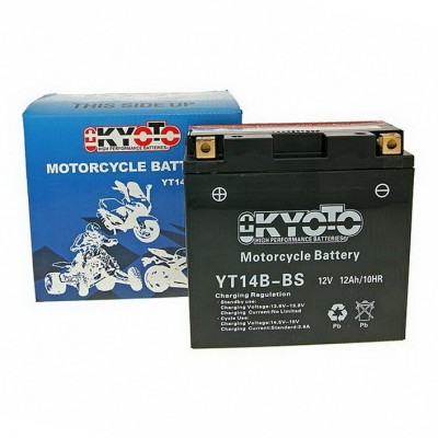 Baterie KYOTO 12V 12Ah  YT14B-BS (dodáváno s kyselinovou náplní)